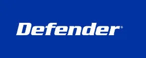 bioaqualife: The image shows the word "Defender" in bold white text on a blue background.